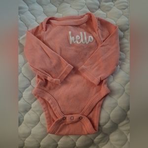 Cloud Island Newborn Onsie